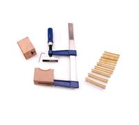 Pressing Tools Guitar Bass Fret Repair And Replacement Installation And Repair Curved Groove Copper Sheet F-type Clamp (Color : 02)