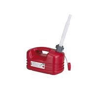 Pressol High Density Polyethylene (HDPE) 5 Liter Petrol Can, Red