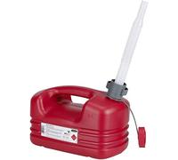 Pressol High Density Polyethylene (HDPE) 5 Liter Petrol Can, Red