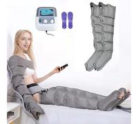 Pressotherapy and Lymphatic Drainage, 6-Cavity Pressotherapy Boots, For Circulation Arm Leg Waist Wraps Foot Ankles Calf Massage Machine Pain Relax,2arms+2legs