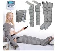 Pressotherapy and Lymphatic Drainage, 6-Cavity Pressotherapy Boots, for Circulation Arm Leg Waist Wraps Foot Ankles Calf Massage Machine Pain Relax,2arms+2legs+Waist