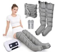 Pressotherapy and Lymphatic Drainage (Gray 2 Legs + Waist, L)