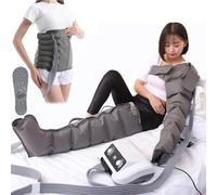 Pressotherapy Electric Air Compression Boots Leg Massager | 6 Cavity Recovery Boots System Machine, Lymphatic Drainage Massager Legs, Sequential Compression for Circulation Improvement Fast Recov