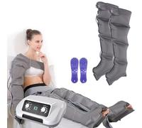 Pressotherapy Lymphatic Drainage Massager Legs, Recovery System Compression Boots, Electric Pneumatic Leg Wrap Pressure Machine, Sequential Compression for Circulation Improvement and Fast Recove