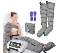 Pressotherapy Lymphatic Drainage Massager Legs, Recovery System Compression Boots, Electric Pneumatic Leg Wrap Pressure Machine, Sequential Compression for Circulation Improvement and Fast R