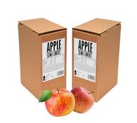 PRESSUICE - Fresh Apple Juice not from concentrate - 2 cartons 5 liters Fruit Juices NFC - Pressed Semi Sweet Drink - No added Sugar - Natural Press - Soft drinks