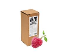 PRESSUICE - Fresh Pure Simply Raspberry Juice not from concentrate - 1 carton 1.5 liters Fruit Raspberries Juices NFC - Pressed Semi Sour Drink - No added Sugar - Natural Press - for Cocktails