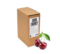 PRESSUICE Fresh Sour Tart Cherry Juice not from concentrate - 1 carton 3 liters NFC - Pressed Semi Sour Fruit Drink - No added Sugar - Natural Press for Cocktails Lemonades