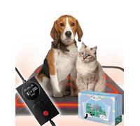 Pressure Activated Pet Heating Pad 29 x 20,Gravity Sensing,Automatic or Manual Mode,Heated Dog Bed with Timer,Adjustable Temperature