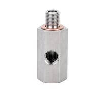 Pressure Adapter Adapter Oil Pressure Sensor Tee 8in NPT Female M10X1 Male Female Oil Pressure Sensor Adapter