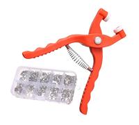 Pressure Adjuster Tool - 5.12 Inch Installation Device, 100 Pieces Stainless Steel Hardware Professional Buttons | Home Accessory Repair Maintenance Adaptation