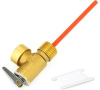 Pressure and Temperature Relief Valve for Water Heaters Featuring Automatic Reset and Protective Sleeve on Sensor (C)