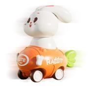 Pressure and zoom auto,Press and zoom car ABS material, friction-driven, | Children rabbit vehicle for little ones, babies, kindergarten, daycare facilities, indoor-outdoor on the ground, early le