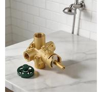 Pressure-Balanced Shower Valve, brass tube shower valve, for Posi-Temp 2510 Series 1/2-Inch IPS Connection Stable Temperature Control