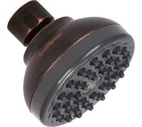 Pressure Boosting Shower Head - High Pressure Water Saver Showerhead Best for Low Flow Showers, 2.5 GPM - Oil-Rubbed Bronze