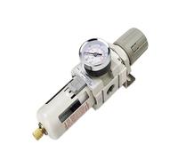 Pressure Controller, AW3000-03 Air Oil Water Seperator Filter, G3/8'' Air Pressure Regulator Controller, Pneumatic Compressor Filter(AW3000-03Copper,Manual)