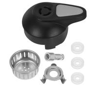 Pressure Cooker Anti Blocking Float Valve Replacement Black | Stainless Steel, ABS and Silicone Parts, Easy Installation for Lids and Electric Cookers, Kitchen Maintenance