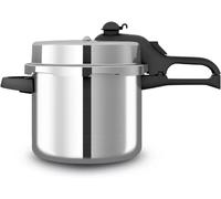 Tower Hi Dome Aluminium Pressure Cooker, 6L, Silver