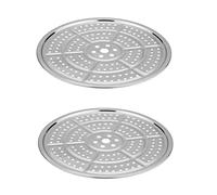 Pressure Cooker Canner Rack, Stainless Steel Canning Rack Steaming Tray for Pressure Canner Cooking Toast Baking 2PCS 28cm, Cooker, Round, Canning Ra