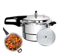 Pressure Cooker Stainless Steel, 7L with Steaming Rack, Large Rice Cooker Kitchen Pot with Durable Material, Home Apartment Tool with Multi-Layer Design, Soup Fish Stewing Cooking