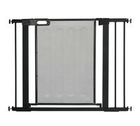 Pressure Fit Safety Gate for Doors Dog Gate Auto Close, 75-103 cm Black PawHut