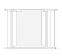 Pressure Fit Safety Gate for Doors, Dog Gate Auto Close, 75-103 cm White PawHut