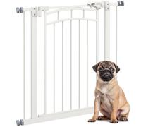 Pressure Fit Safety Gate w/ Auto Closing Door, for Small, Medium Dogs, 74-80cm