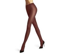 FALKE Women's Pure Matt 50 DEN W Ti Semi-Opaque Plain 1 Pair Tights, Red Brick 8408, XL