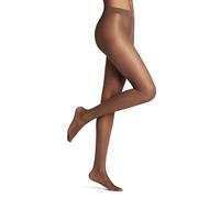 FALKE Women's Pure Matt 20 DEN W Ti Sheer Plain Tights 1 Pair, Brown Espresso 5188, M-L