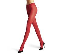 FALKE Women's Pure Matt 50 DEN W Ti Semi-Opaque Plain Tights 1 Pair, Red Scarlet 8228, XL