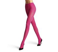 FALKE Women's Pure Matt 50 DEN W Ti Semi-Opaque Plain 1 Pair Tights, Red Berry 8390, S