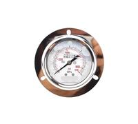 Pressure gauge axial band edge shock-resistant pressure gauge oil-filled standard thread M14*1.5 2 points 60 shock-resistant axial band edge 0-0.1mpa(0-0.4mpa)