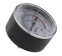 Pressure Gauge for Air Compressor Y40 Y50 Models, 0 180PSI Measurement Range, Plastic/Copper Construction (B)