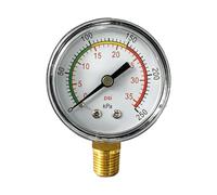 Pressure Gauge for Pool Filter - Easy Read Standard Interface 0-35 PSI Precision,Sand Filter Pressure Gauge - for Aquarium Hot Tub Spa Backyard Hotel Community Fitness Center