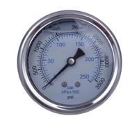 Pressure Gauge for Pressure Washers 0-6000 PSI with for M14 Connector, Stainless Steel Dual Dial Gauge for Electric and Gas Washers(0-3500PSI)