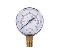 Pressure Gauge Low Pressure for Fuel Air Oil Gas Water Oil Gas Measurement 1pc Pressure Gauge (Color : 1pc)