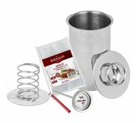 BROWIN Stainless Steel Ham Cooker 313115 | Press for Making Healthy Homemade Meats | Pressure Cooker with Thermometer