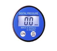 Pressure Meter 40mm LCD Digital Pressure Gau 450psi/30atm Mini 3V Battery Supply Manometer with RS232 USB(Bianco)