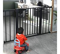 Pressure Mounted Security Gate,Stair Gates for Baby and Dogs,Extendable Safety Gate,Auto Close Extra Wide Hallway Gate,with Extension Widths,Ideal for Kids and Pets (132-138cm/52-54.3in)