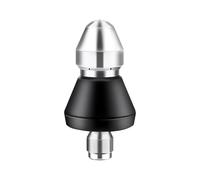 Pressure Pipe Washer Sewer Nozzle Washing Machine Drain Cleaning Home Dredging Cleaning Nozzle Accesories Stainless Steel Water Aircraft