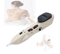 Pressure Point Massage Tool,Find Acupoints Automatically,With 10 Intensity And 10 Sensitivity,With 2 Massage Heads,Digital Display,Rechargeable Point Detector,For Relieve Muscle Soreness
