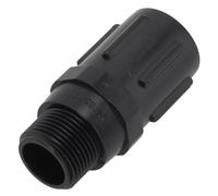 Pressure Regulating Valve 15-45 PSI for Garden Irrigation| Six-Point Internal External Thread Interface| Water Flow Reducer with FHT MHT Compatibility| Plastic Fitting in Black(45PSI)
