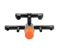 Pressure Regulator Valve Fit Part for Air Compressor, Aluminum Alloy Air Compressor Switch Accessories, M5 G1/4 G1/8 Screw Hole Outlet Tube, Durable Connecting Bracket for Air Pres