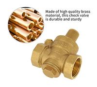 Pressure Relief Valve, Brass Pressure Reducing Valve Thread DN25 1 1pc Brass Adjustable Water Pressure Reducing Regulator Valve