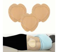 Pressure Sore Dressing for Bottom, Dressings for Pressure Sores, Heart-Shaped Foam Pad for Bedridden Elderly, Post-Surgical Care, Chronic Wound Management, 18x18cm Single Piece