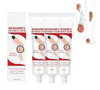 Pressure Sore Treatment Cream, Pressure Sore Wound Care Cream, Moisturising Lotion with Healing Support, Skin Repair Cream, Moisturising Balm with Gentle (3 Pieces)