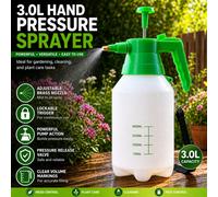Pressure Sprayer 3.0 L Garden Pump Weed Killer Bottle Hand Spray Gun Allotment