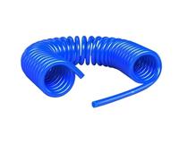 Pressure Spring Tube 3/6/9/12/15M Compressor Hose Spiral Pipe Pneumatic Polyurethane Telescopic Tool(12x8mm Blue,12 Meters)