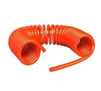 Pressure Spring Tube 3/6/9/12/15M Compressor Hose Spiral Pipe Pneumatic Polyurethane Telescopic Tool(12x8mm Orange,9 Meters)