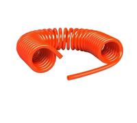 Pressure Spring Tube 3/6/9/12/15M Compressor Hose Spiral Pipe Pneumatic Polyurethane Telescopic Tool(10x6.5mm Orange,3 Meters)